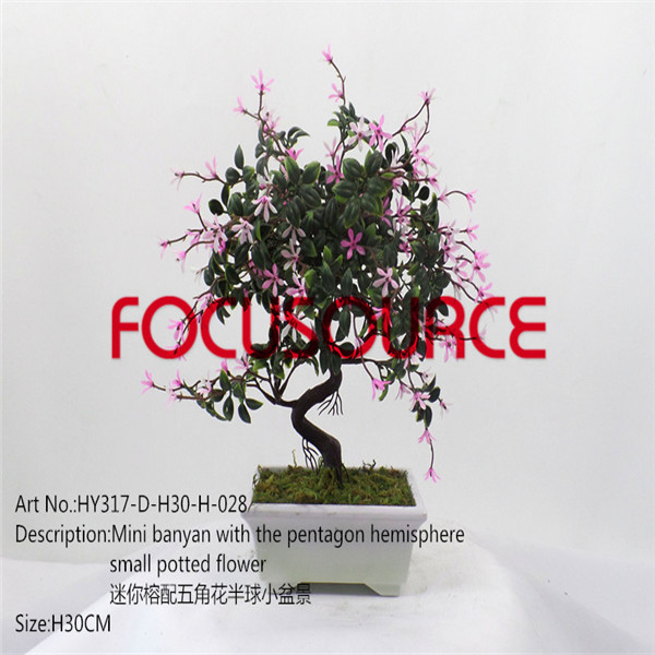 Original Factory Kids Bedroom Furniture -
 Artificial Small Bonsai Tree-HY317-D-H30-H-028 – Focusource