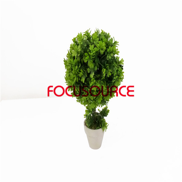 Factory For Bedroom Living Room Furniture -
 Artificial Grass Ball Bonsai-H40cm23cm 5 Layer Milan Bonsai – Focusource