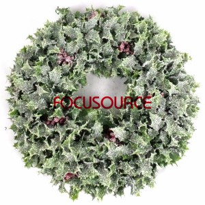 Artificial Grass Wreaths-HY199-44cm