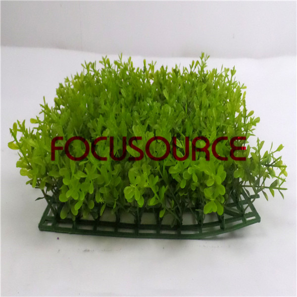 Newly Arrival Woven Natural Willow Screening -
 Artificial Grass Turf -HY152 3 branches  25X25CM   – Focusource