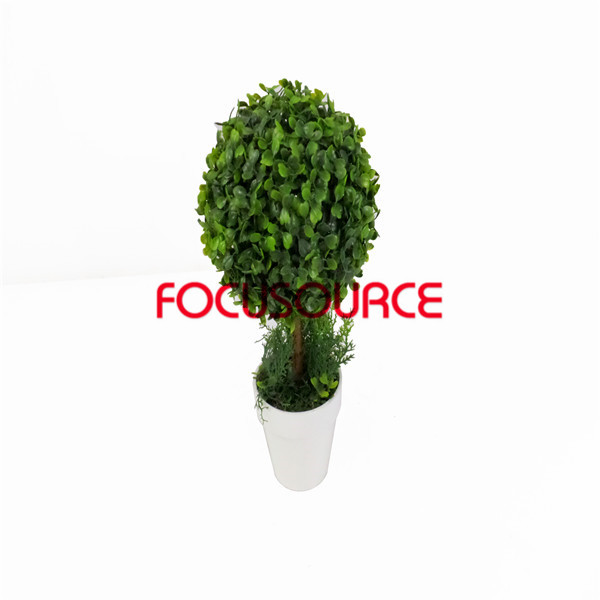 Factory Cheap Hot Outdoor Ceramic Tiles -
 Artificial Grass Ball Bonsai-H35cm 16cm 3 Layer Milan Bonsai – Focusource