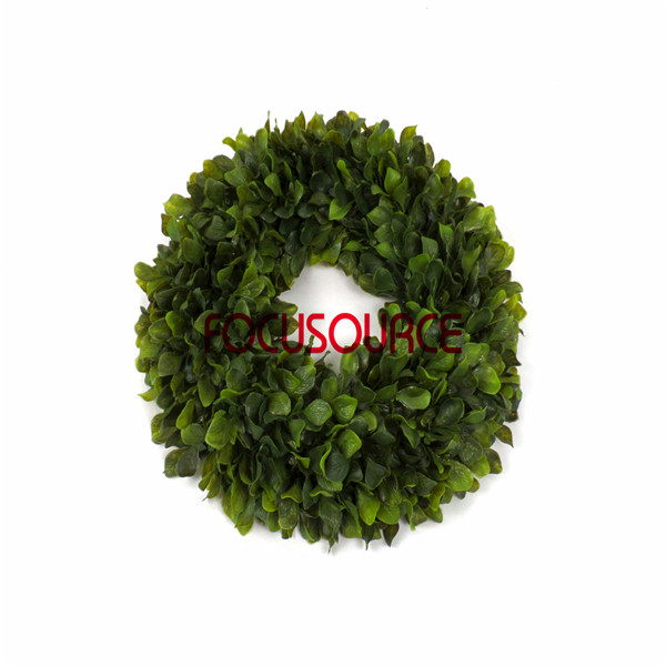 High Quality for Privacy Balcony Fence Net -
 Artificial Grass Wreaths-HY206-B-45cm – Focusource