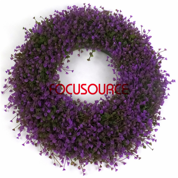 ODM Supplier Shockproof Net Roll Rope -
 Artificial Grass Wreaths-HY205-40cm – Focusource