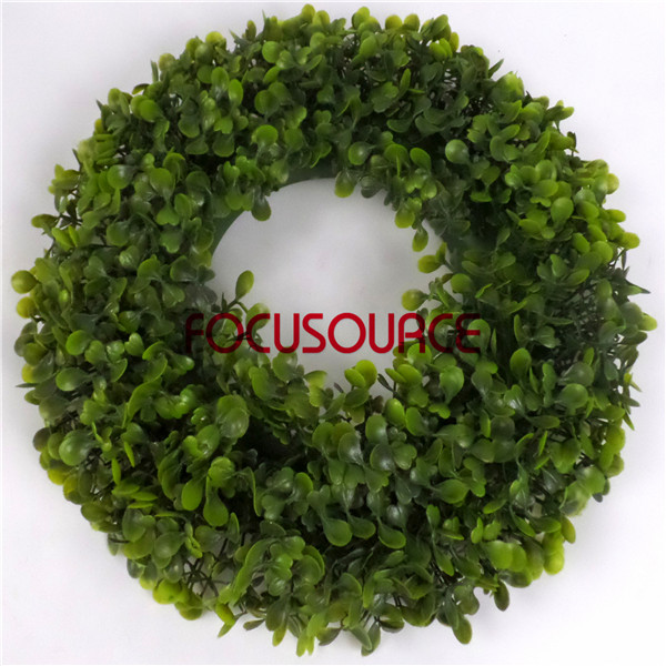 High Quality Safety Metal Fence Door -
 Artificial Grass Wreaths-HY08103-3-30cm GR1 – Focusource