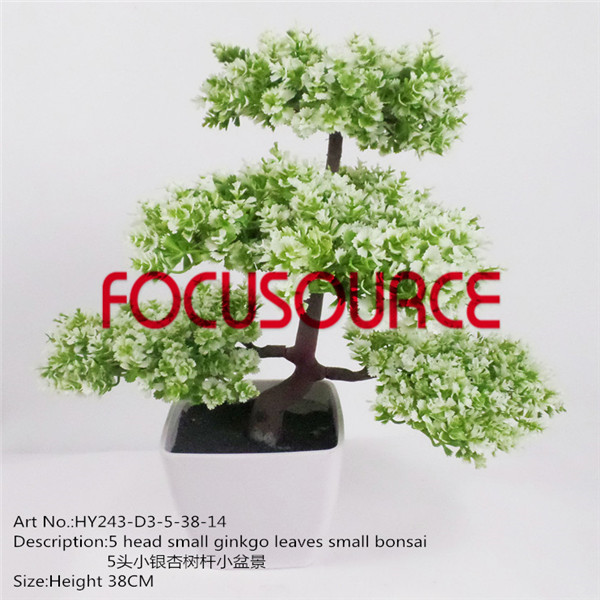 High Performance Custom Pp Webbing -
 Artificial Small Bonsai Tree-HY243-D3-5-38-014 – Focusource