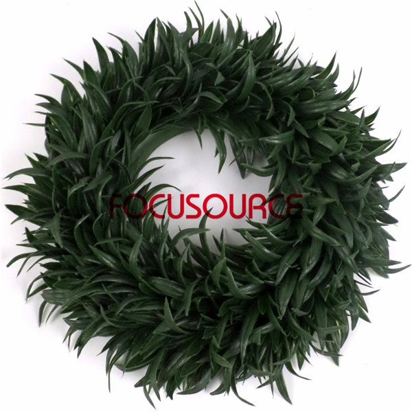 factory Outlets for Pp Packing Yarn -
 Artificial Grass Wreaths-HY192-8-32cm – Focusource