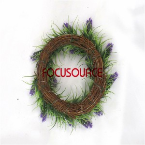 Wall Hanging Artificial Grass Weath-HY150-B-30-H-098