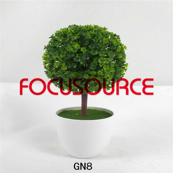 IOS Certificate Burnt Oak Furniture -
 Artificial Plants Small Bonsai  – Focusource