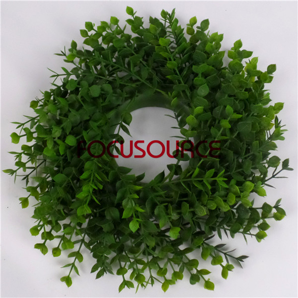 Factory supplied Mdf Bedroom Furniture -
 Artificial Grass Wreaths-HY220-30cm – Focusource