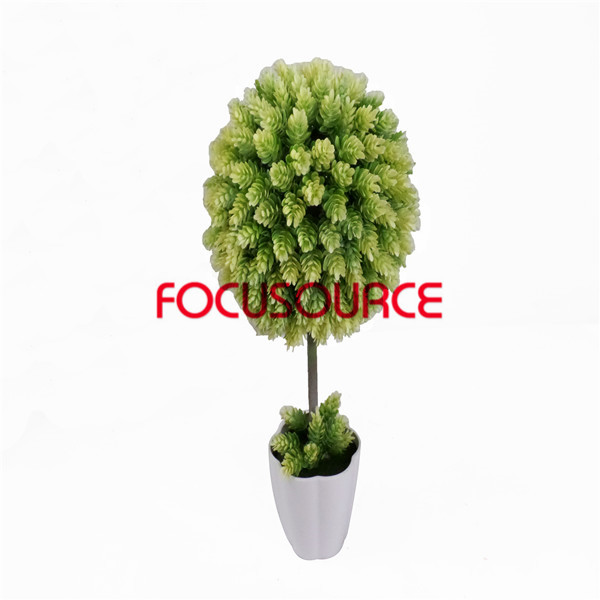 Cheap PriceList for Plastic Coated Nylon Rope -
 Artificial Grass Ball Bonsai-H50cm26cm Pine Bonsai – Focusource