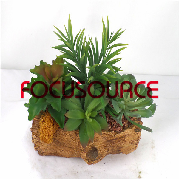 Best-Selling Adjustable Nylon Belt Strap Hat -
 Artificial Succulent Plants Bonsai-SM023K-O-045 – Focusource