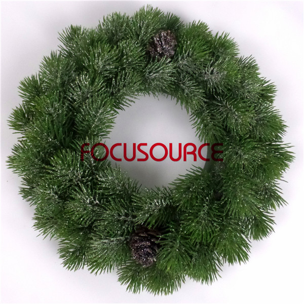 Factory supplied 3mm Technora Rope -
 Artificial Grass Wreaths-HY159-34cm – Focusource