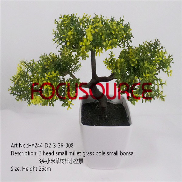 Manufacturing Companies for Network Sisal Cable -
 Artificial Small Bonsai Tree-HY244-D2-3-26-008 – Focusource