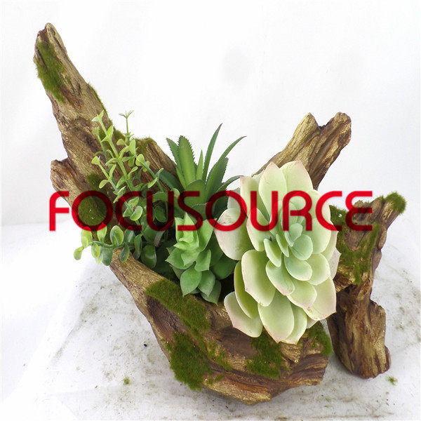 Trending Products Willow Fence With One Knot -
 Artificial Succulent Plants Bonsai-SM012KM-O-024 – Focusource