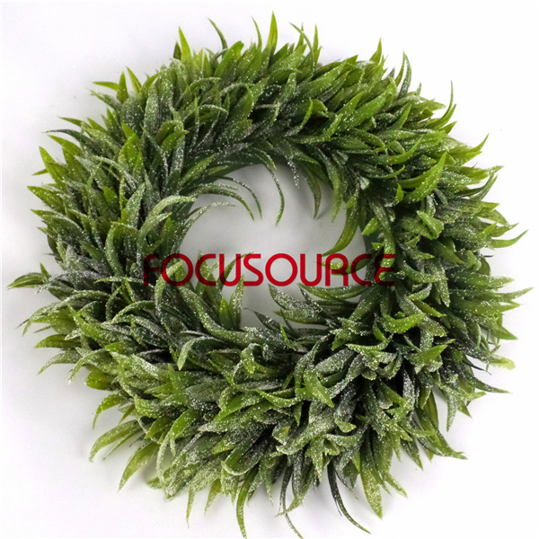 Popular Design for Wooden Tv Stand -
 Artificial Grass Wreaths-HY192-8-34cm – Focusource