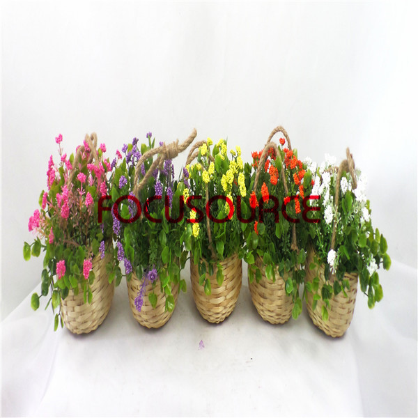 Wholesale Reclaimed Wooden Drawer -
 Artificial Hanging Basket Plant  – Focusource