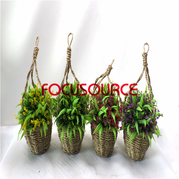 Hot sale Double Braided Rope -
 Artificial Hanging Basket Plant-HY192+HY205-H-18-037 – Focusource