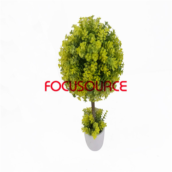 Reliable Supplier Design In Book Shelf Cabinet -
 Artificial Grass Ball Bonsai-H40cm22cm Mini Ginkgo Bonsai – Focusource