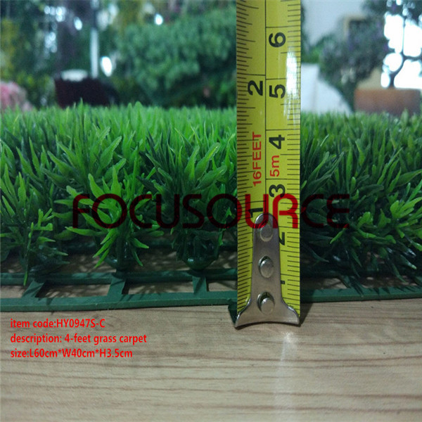 Super Purchasing for Wooden Big Panel Furniture -
 Artificial Grass Turf-HY0947S-C 4-feet grass carpet – Focusource