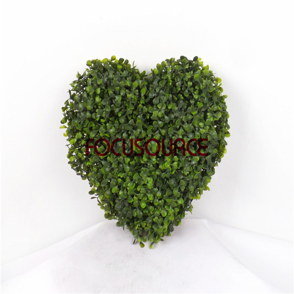 2018 Latest Design Pp Polypropylene -
 Artificial Grass Wreaths-HY08103  30x30xH10cm – Focusource