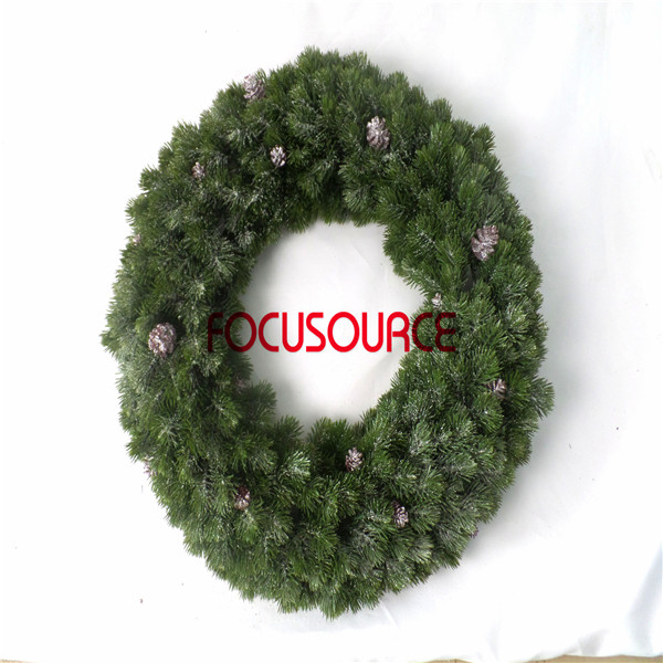 Hot-selling Wall Hanging Flower Pot -
  Artificial Grass Wreaths-HY159-B-Φ60-G-F-085 – Focusource