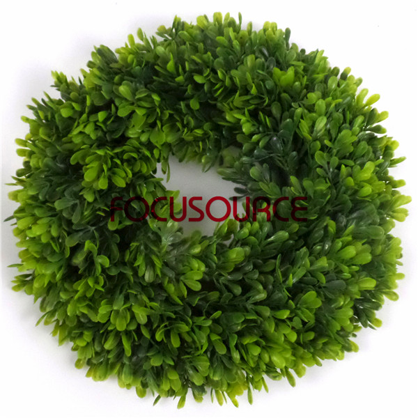 Wholesale Price Garden Floor Tiles Philippines -
 Artificial Grass Wreaths-HY181-28cm – Focusource