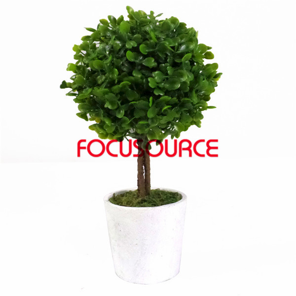 Leading Manufacturer for Heavy Lifting Slings -
 Artificial Grass Ball Bonsai-H 12inch 14cm 4 layer milan grass ball potted – Focusource